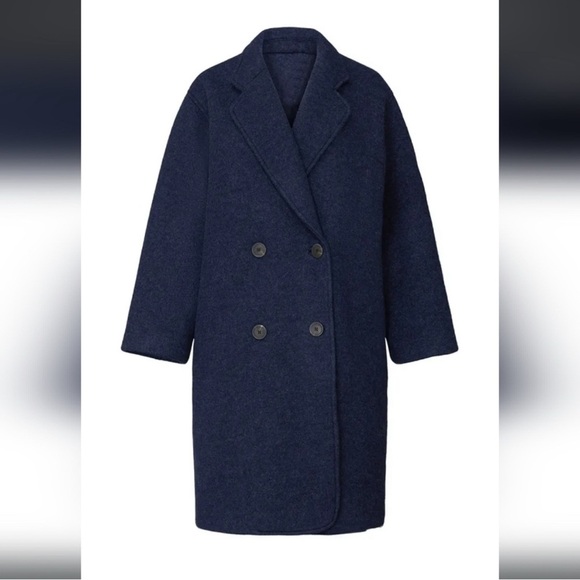 Mara Hoffman Jackets & Blazers - Mara Hoffman Clementine Coat – Navy Boiled Wool – Size XS